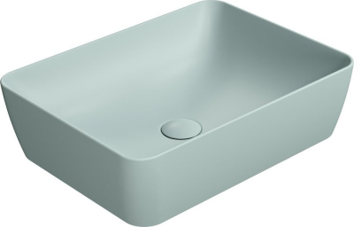 GSI SAND/NUBES keramické umyvadlo na desku 50x38cm, ghiaccio mat 903715