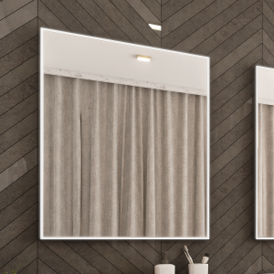 Nimco OBDELNÍKOVÁ - OSTRÉ ROHY Černé LED zrcadlo 600x800 ZPC 13002-90
