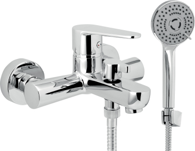 Novaservis Vanová nástěnná baterie Titania Fresh ECO, 150 mm, chrom 96021,0E