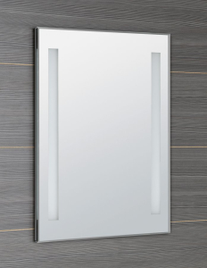 Aqualine Zrcadlo s LED osvětlením 60x80cm, kolébkový vypínač ATH6