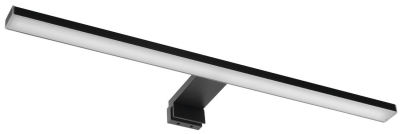Sapho ESTHER 2 LED svítidlo, 8 W, 500x14x107 mm, IP44, černá E27586CI