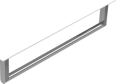 GSI KUBE X/NORM čelní držák ručníků 50cm, chrom PASAND50