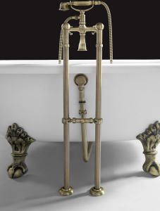 Polysan REGATA volně stojící vana 175x85x61cm, nohy bronz, bílá 10121