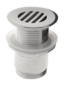 Sapho Umyvadlová výpust 5/4“, neuzavíratelná, design zátka, 25-50mm, chrom CV2009