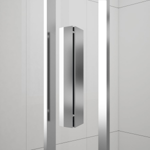 Polysan EASY půlkruhová sprchová zástěna 900x900mm, čiré sklo EL4615