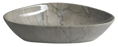 Sapho DALMA keramické umyvadlo na desku, 58, 5x39 cm, grigio MM213