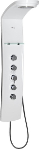 Polysan LUK termostatický sprchový panel 250x1300mm, bílá 80312