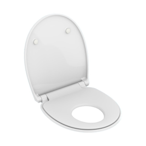 Mereo Samozavírací WC sedátko, duroplast, bílé, s odnímatelnými panty CLICK CSS119