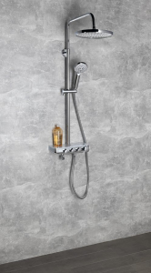 Aqualine FARRAO sprchový sloup s baterií a napouštěním, chrom SL450