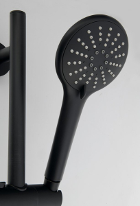 Sapho Sprchová souprava, posuvný držák 700mm, černá mat SC515