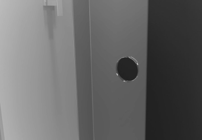 Polysan MODULAR SHOWER zástěna s pojezdy 1200 mm, černá MS5-120B