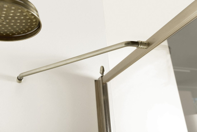 Gelco ANTIQUE boční stěna 1000mm, ČIRÉ sklo, bronz GQ5610C