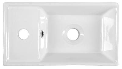 Aqualine Keramické umývátko, nábytkové, 40x22 cm, bílá DD4022