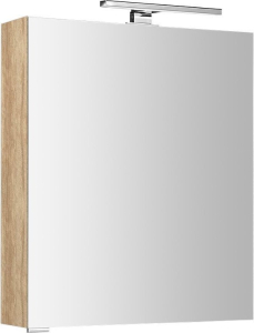 Sapho MIRRÓ galerka s LED osvětlením, 60x70x16cm, levá/pravá, dub alabama MC060-0022