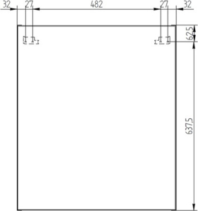 Mereo Aira, Ponte koupelnová galerka 60 cm, zrcadlová skříňka, dub Kronberg CN716GD
