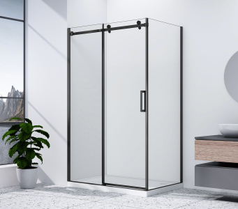 Gelco DRAGON BLACK obdélníkový sprchový kout 1500x800mm L/P varianta GD4615B-01