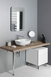 Sapho AVICE deska pod umyvadlo 150x50cm, tl.5cm, dub Rover AV154
