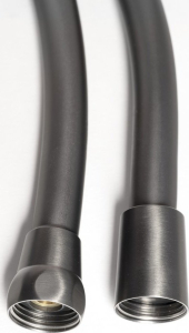 Sapho SOFTFLEX plastová sprchová hadice, 120cm, gun metal 1208-10GM