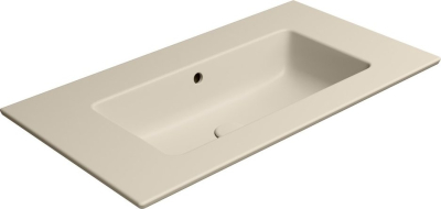 GSI PURA keramické umyvadlo Slim 82x46cm, bez otvoru, creta mat 8885008