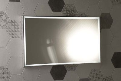 Sapho LUMINAR zrcadlo s LED osvětlením v rámu 90x50cm, chrom NL559
