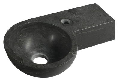Sapho BLOK kamenné umývátko 40x23cm, antracit 2401-32