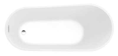 Aqualine TISA volně stojící vana, 150x75cm, bílá E1575