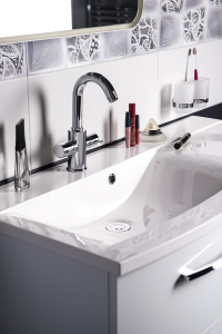 Sapho AIRTECH stojánková umyvadlová baterie, chrom 417/S