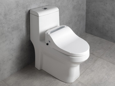 Sapho HUBERT WC kombi s elektronickým bidetem USPA LUX, spodní/zadní odpad, bílá UB-6635RU-2