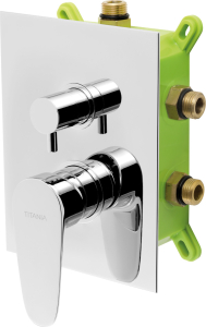 Novaservis Podomítková baterie s boxem 3 vývody, SMART BOX98051RX,0