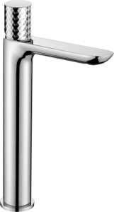 Mereo Umyvadlová stojánková baterie vysoká, diamant, Viana, bez výpusti, chrom CBE10102A