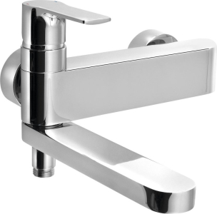 Sapho PAX nástěnná vanová baterie, otočné ramínko, chrom XA10-1