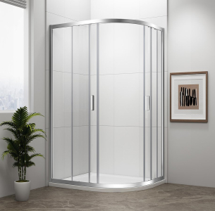Polysan EASY čtvrtkruhová sprchová zástěna 1200x900mm, L/R, čiré sklo EL2715