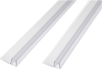 Gelco Set svislých těsnění pro sklo 6/6mm, 2000mm NDGE01