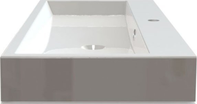 Sapho ORINOKO umyvadlo, litý mramor, 100x42cm, bílá OR100