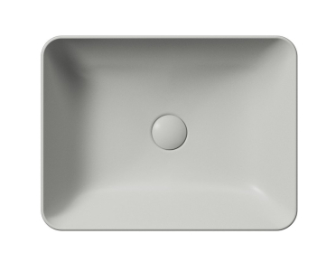 GSI SAND/NUBES keramické umyvadlo na desku 50x38cm, cenere mat 903717