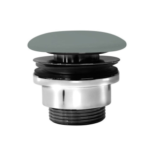 GSI GSI umyvadlová výpust 5/4“, neuzavíratelná, keramická zátka, 5-65mm, agave mat PVC04