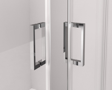Polysan THRON SQUARE obdélníkový sprchový kout 1000x900mm, hranaté pojezdy, rohový vstup TL2090-5002