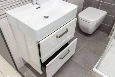 Mereo Leny, koupelnová skříňka s keramickým umyvadlem 60 cm, bíla CN811