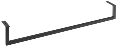 Aqualine HANG držák ručníků pod umyvadlo 665x98mm, černá mat HG665