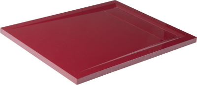 Polysan VARESA sprchová vanička z litého mramoru se záklopem, obdélník 100x80cm, bílá 71605