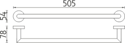 Nimco UNIX Držák na ručníky, 51 cm UN 13046A-26