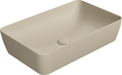 GSI NUBES keramické umyvadlo na desku 60x38cm, creta mat 903608