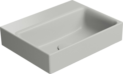GSI NUBES keramické umývátko 40x32cm, bez otvoru, cenere mat 9684017