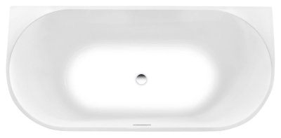 Aqualine TAJO nástěnná stojící vana, 170x80cm, bílá E1980