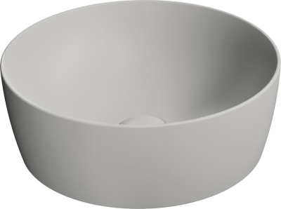 GSI NUBES keramické umyvadlo na desku průměr 40cm, cenere mat 903917