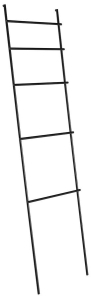 Sapho DEBUT sušák ručníků na opření 500x1860x32mm, černá mat SE121