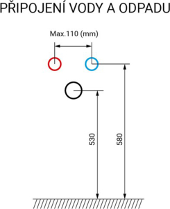 Mereo Leny, koupelnová skříňka s keramickým umyvadlem 60 cm, bíla, nové madlo CN811N
