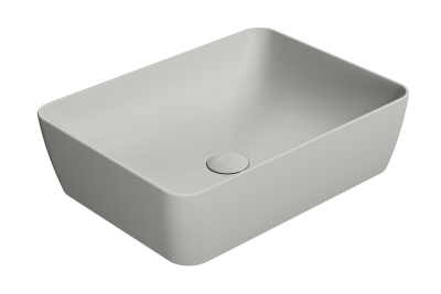 GSI SAND/NUBES keramické umyvadlo na desku 50x38cm, cenere mat 903717