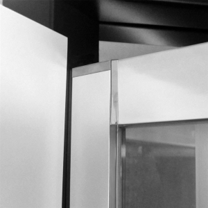 Mereo Sprchový kout, Lima, čtverec, 80x80x190 cm, chrom ALU, sklo Point, dveře pivotové CK86912K