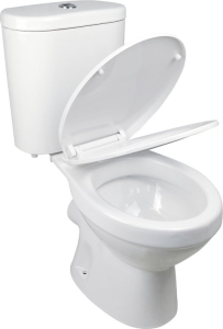 Mereo WC kombi, RIMLESS, zadní odpad s armaturou VSD99
